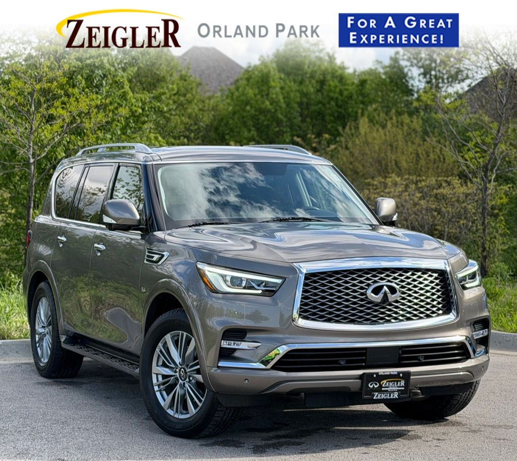 Smoky Quartz 2018 INFINITI QX80 4WD SUV / Crossover All-Wheel Drive 7-Speed Automatic