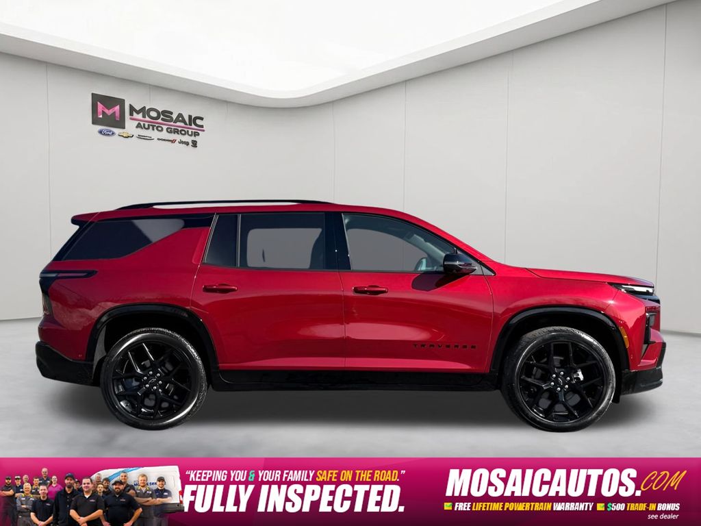 Used 2025 Chevrolet Traverse RS with VIN 1GNEVLRS1SJ298740 for sale in Zumbrota, Minnesota