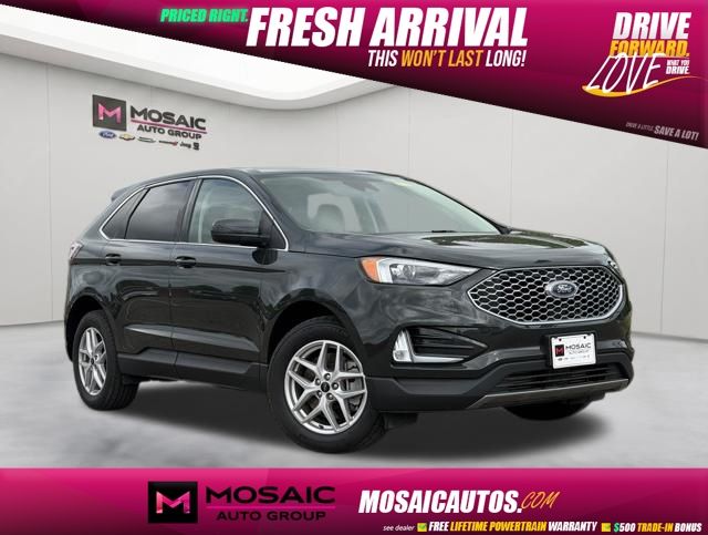 Green Metallic 2023 Ford Edge SEL AWD SUV / Crossover All-Wheel Drive 8-Speed Automatic