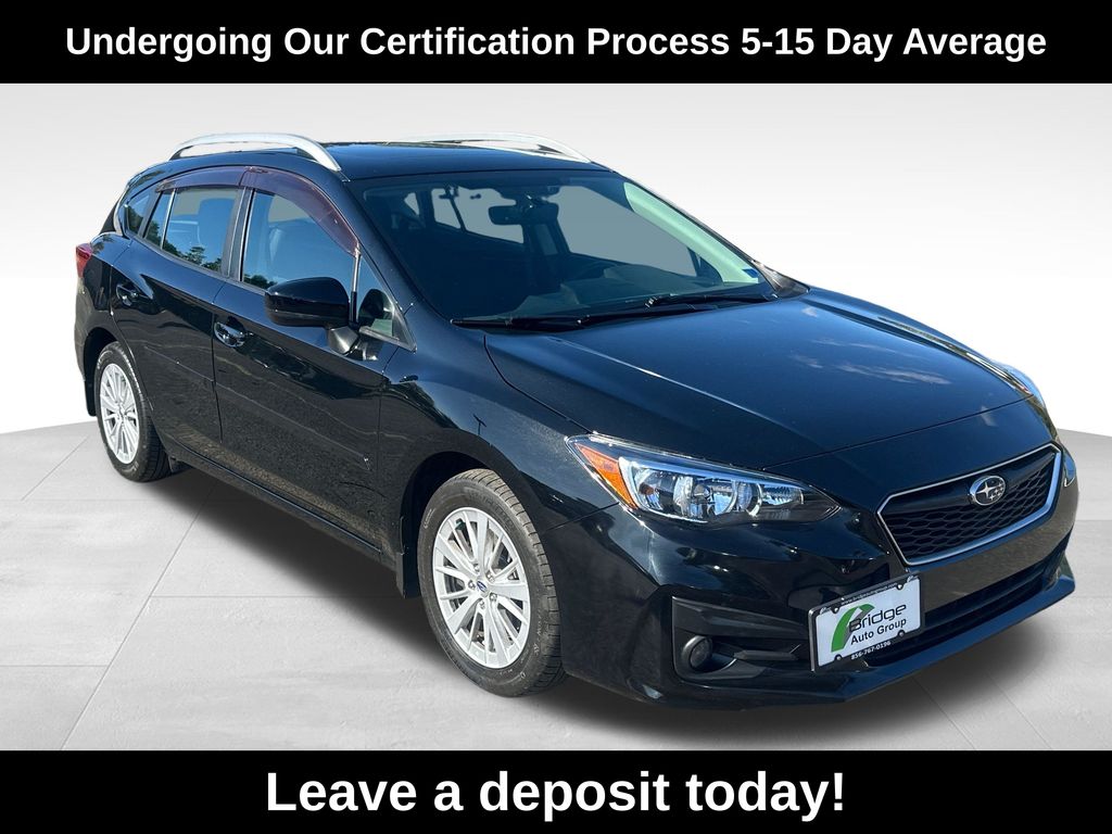Crystal Black Silica 2018 Subaru Impreza Hatchback All-Wheel Drive Continuously Variable Transmission