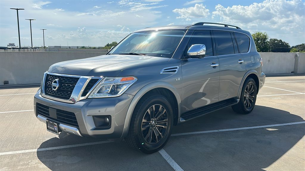 2018 Nissan Armada Platinum Gray at South Houston Nissan