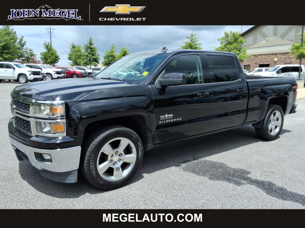 Black 2014 Chevrolet Silverado 1500 Pickup Truck 4X2 6-Speed Automatic Overdrive