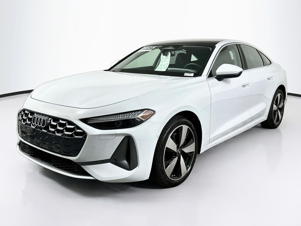 Glacier White Metallic 2025 Audi A5 Sedan All-Wheel Drive 7-Speed Automatic