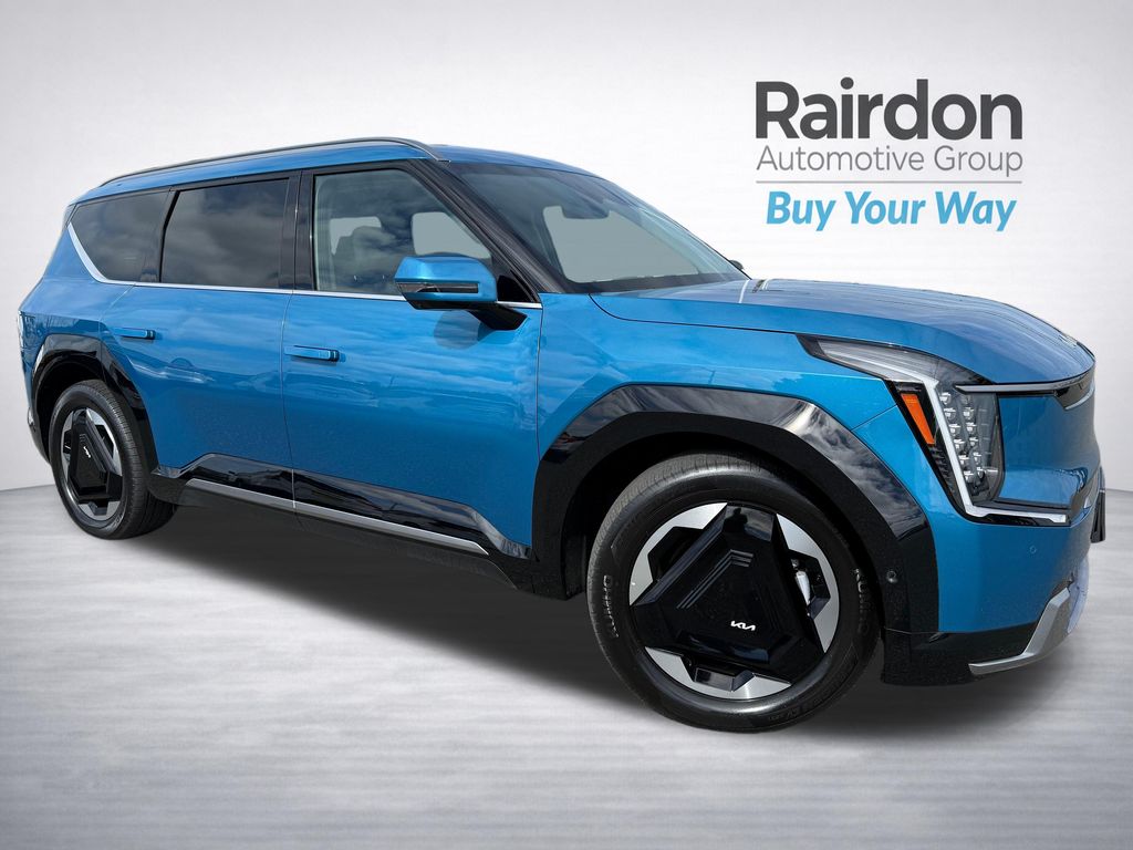 Ocean Blue 2024 Kia EV9 SUV / Crossover All-Wheel Drive 1-Speed Automatic