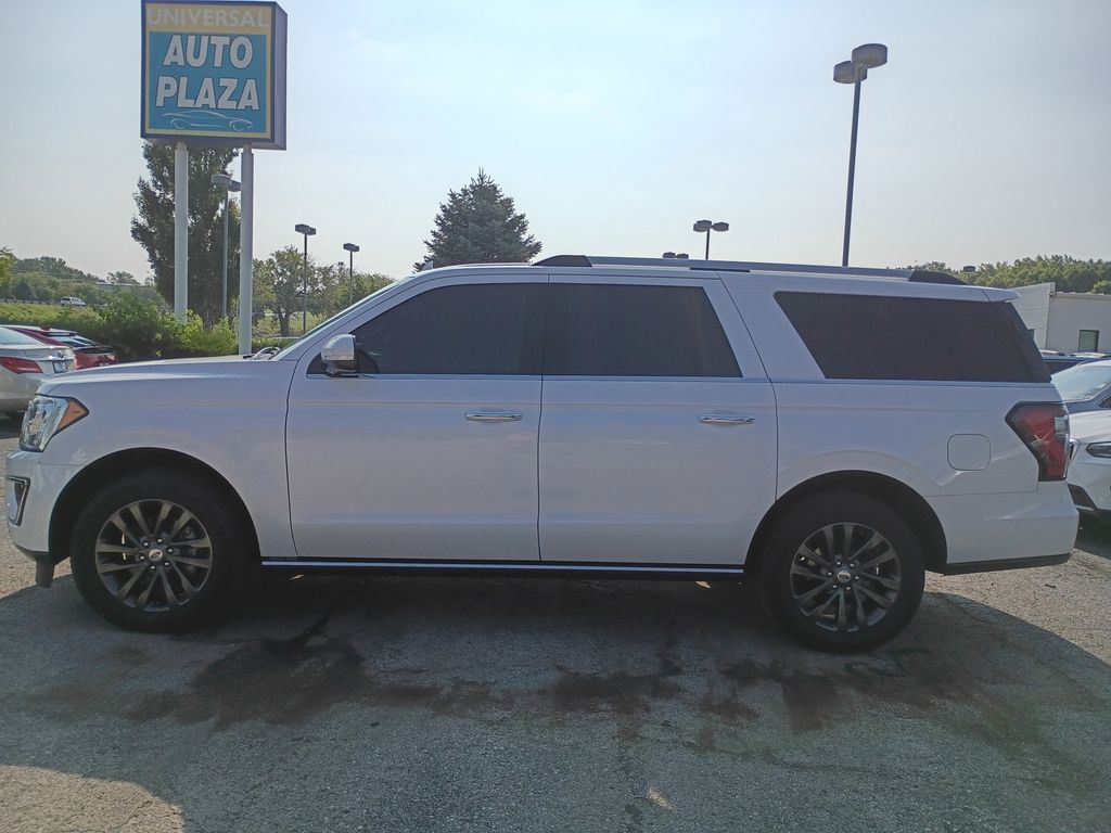 White Platinum Clearcoat Metallic 2019 Ford Expedition SUV / Crossover Four-Wheel Drive Automatic