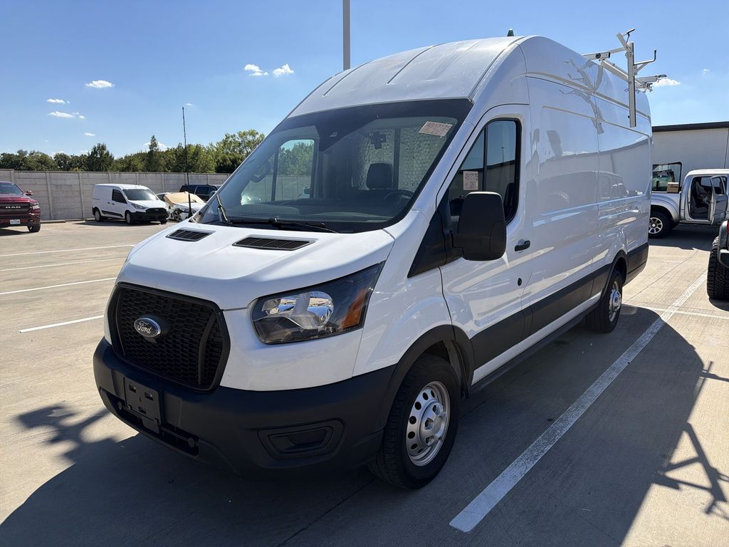 Oxford White 2023 Ford Transit Cargo Van Rear-Wheel Drive 