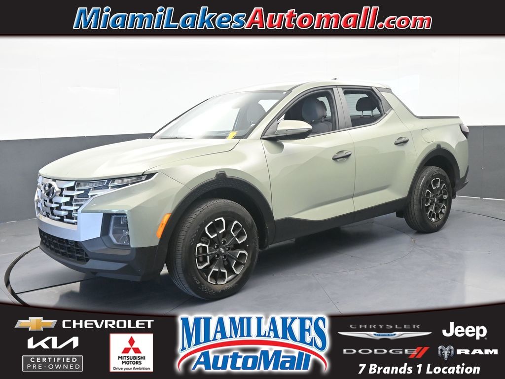 Sage Gray 2024 Hyundai Santa Cruz Pickup Truck Front-Wheel Drive 8-Speed Automatic