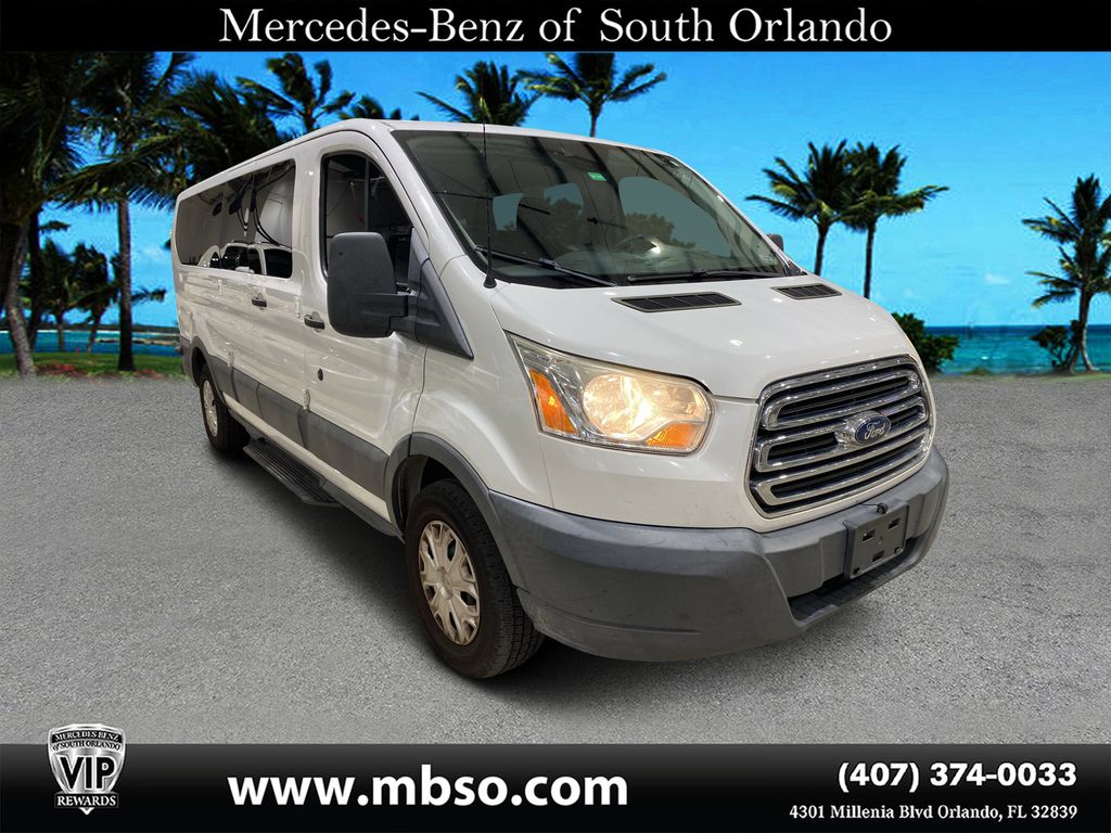 Oxford White 2016 Ford Transit Passenger Van Rear-Wheel Drive 6-Speed Automatic Overdrive