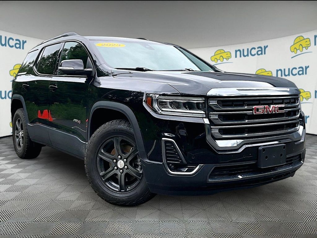 Black (Ebony Twilight Metallic) 2023 GMC Acadia SUV / Crossover Four-Wheel Drive 9-Speed Automatic