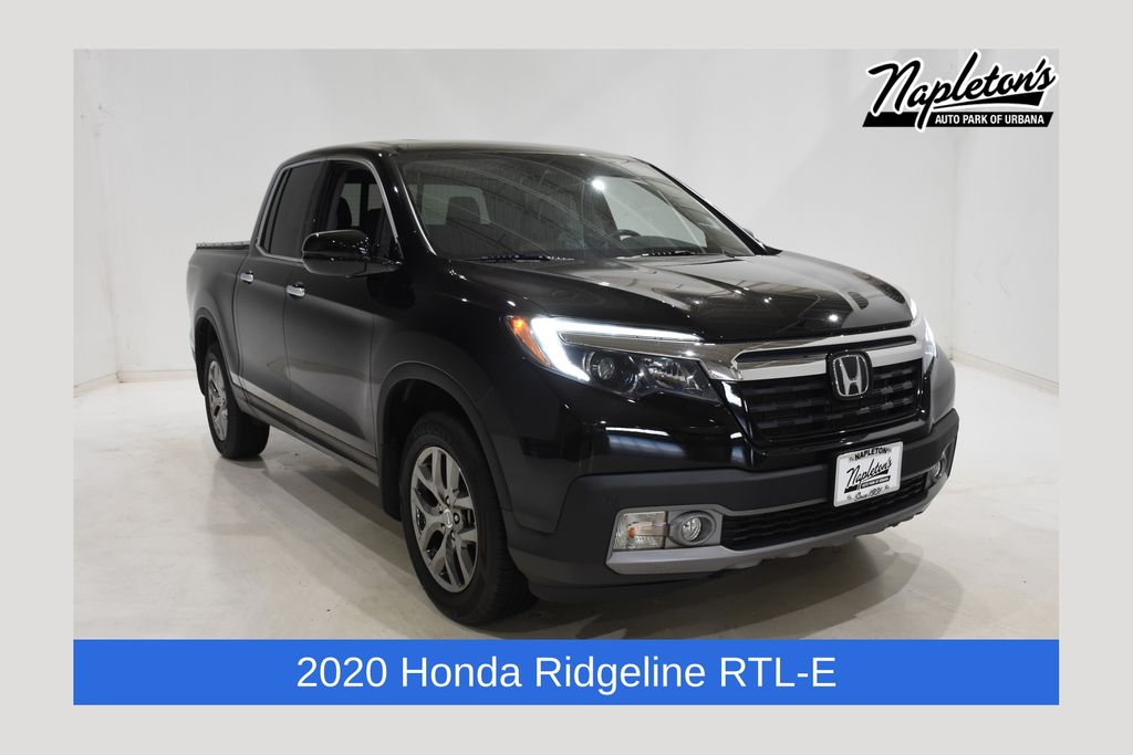 Crystal Black Pearl 2020 Honda Ridgeline RTL-E AWD Pickup Truck All-Wheel Drive 9-Speed Automatic