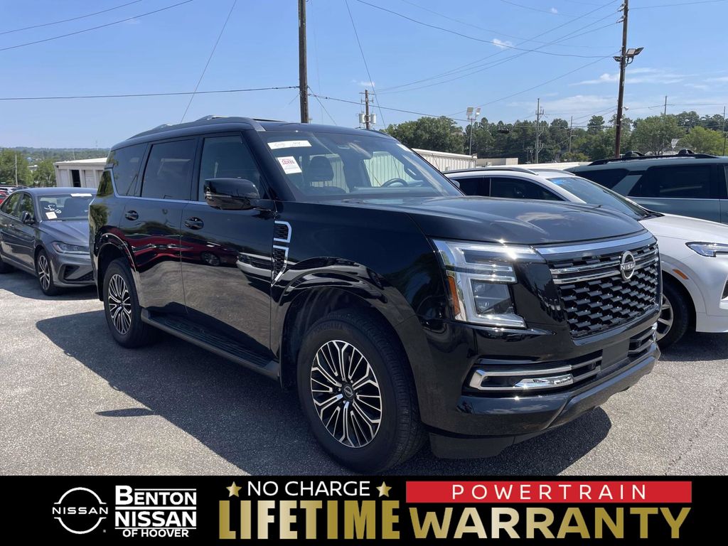 Super Black 2025 Nissan Armada SUV / Crossover Four-Wheel Drive 9-Speed Automatic