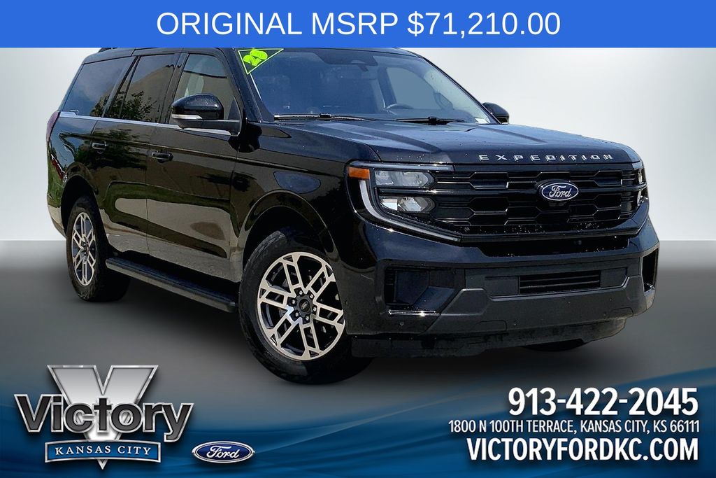Agate Black Metallic 2025 Ford Expedition SUV / Crossover Four-Wheel Drive Automatic