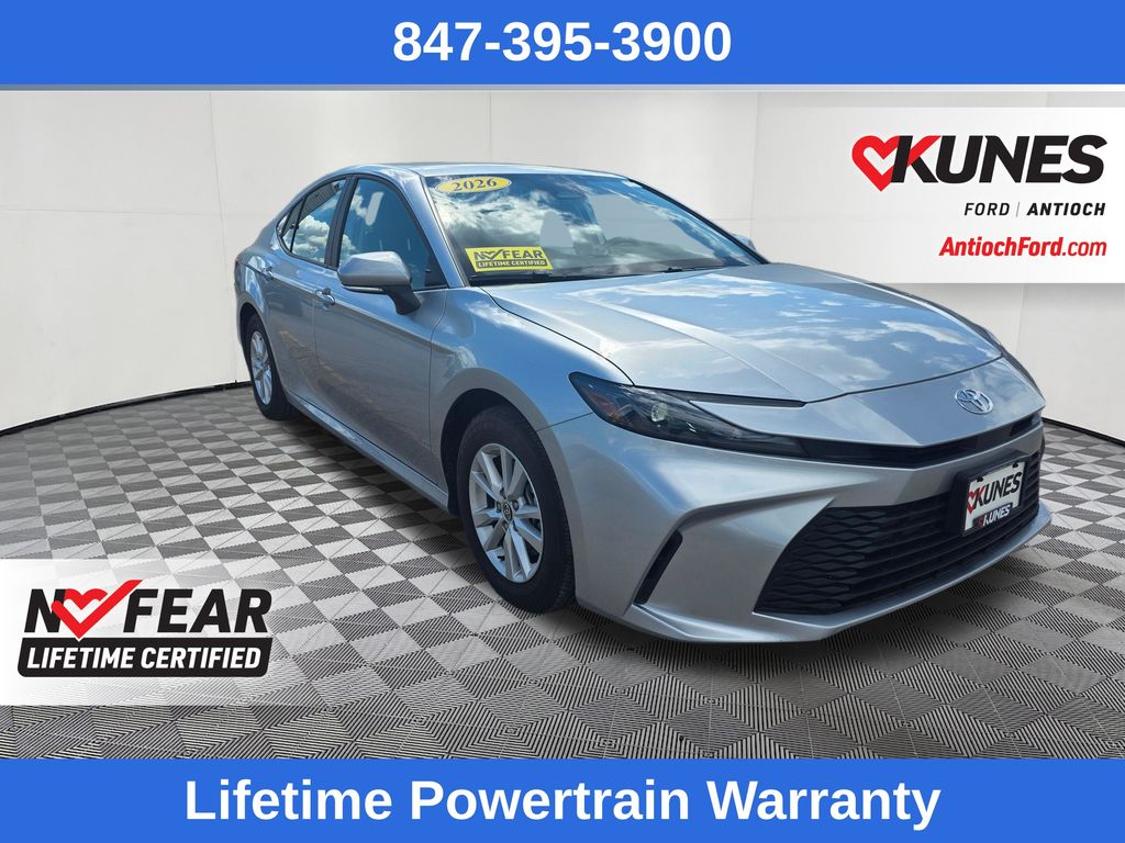 Celestial Silver Metallic 2026 Toyota Camry Sedan Front-Wheel Drive Continuously Variable Transmission