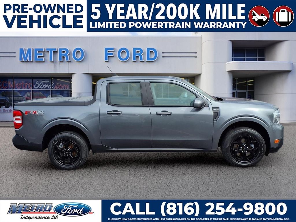 Certified 2022 Ford Maverick Lariat with VIN 3FTTW8F91NRA63311 for sale in Kansas City