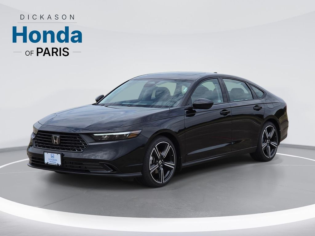 Crystal Black Pearl 2026 Honda Accord Sedan Front-Wheel Drive Continuously Variable Transmission