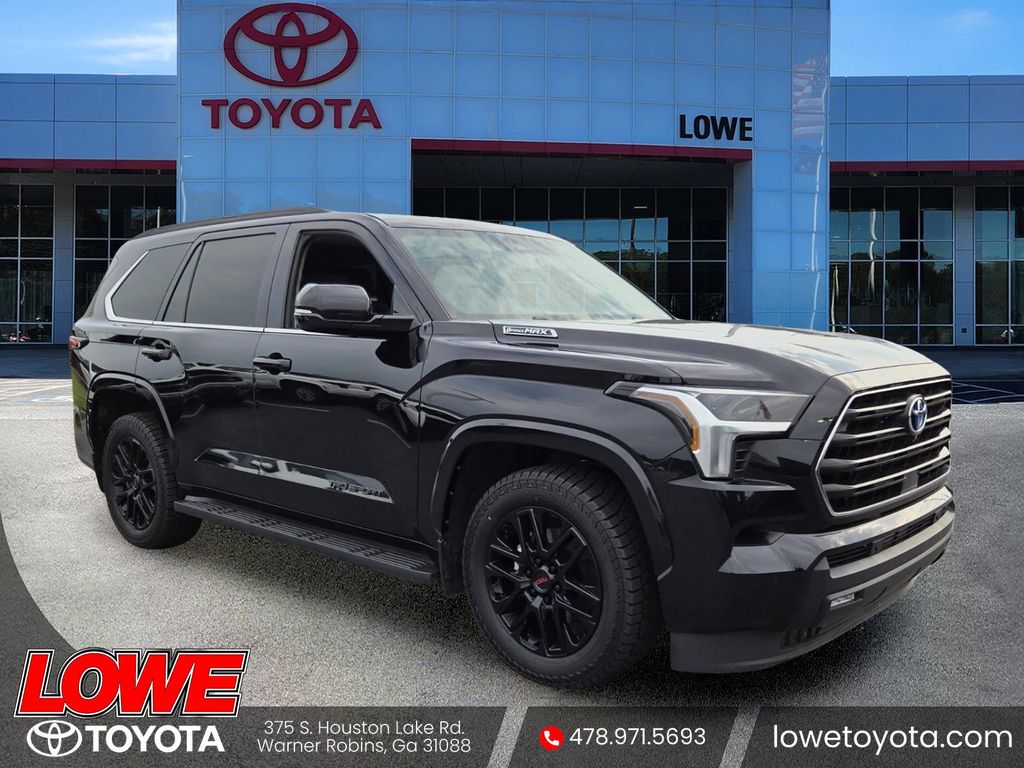 Midnight Black Metallic 2024 Toyota Sequoia SUV / Crossover Four-Wheel Drive Automatic