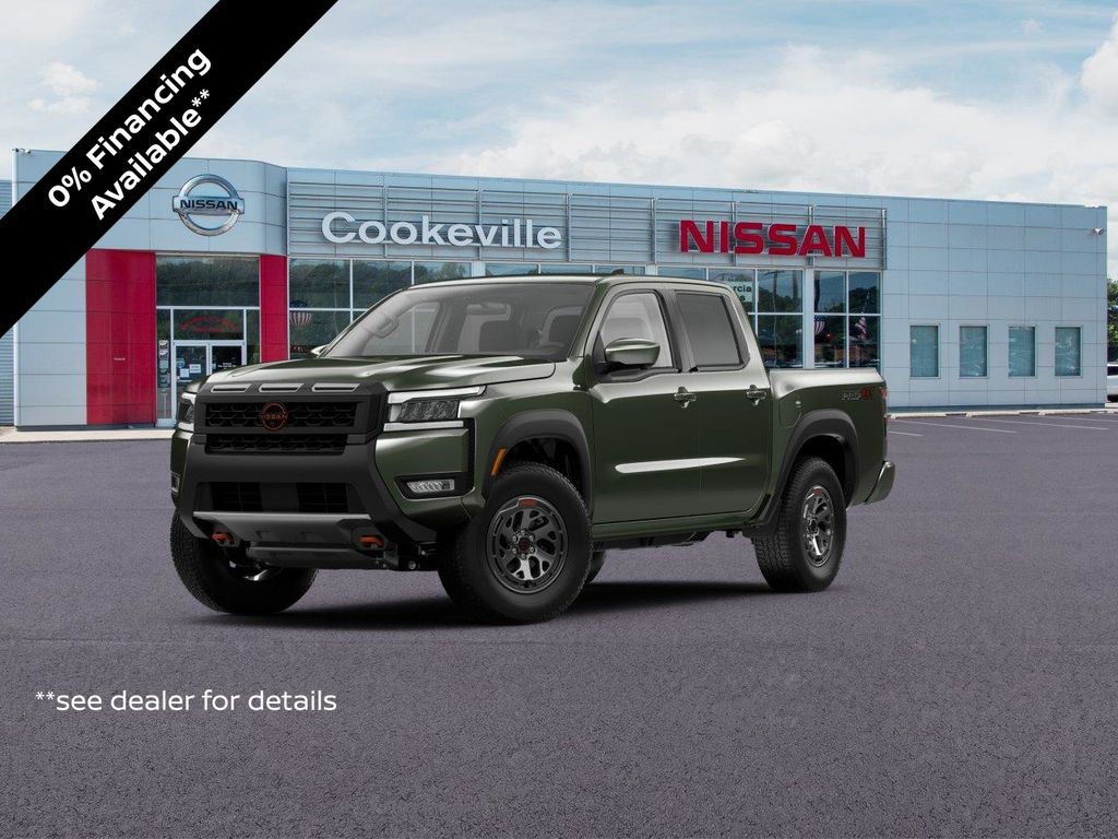 Green Metallic 2026 Nissan Frontier Pickup Truck Four-Wheel Drive 9-Speed Automatic Overdrive
