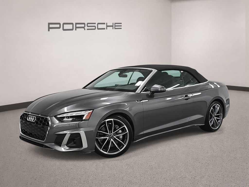 Daytona Gray Pearl 2024 Audi A5 Convertible All-Wheel Drive 7-Speed Automatic