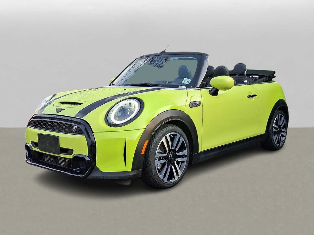 Zesty Yellow 2024 MINI Cooper S Convertible FWD Convertible Front-Wheel Drive 7-Speed Automatic