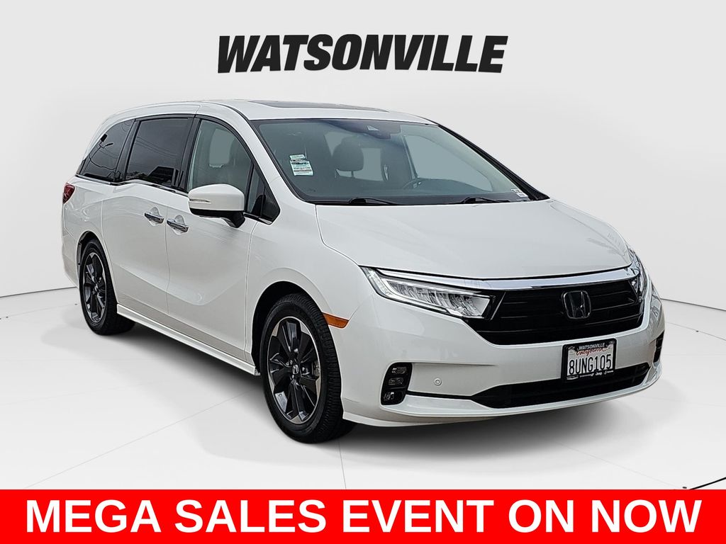 Platinum White Pearl 2021 Honda Odyssey Minivan Front-Wheel Drive Automatic