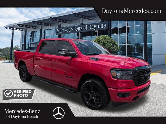 Flame Red Clearcoat 2022 RAM 1500 Pickup Truck 4X2 8-Speed Automatic