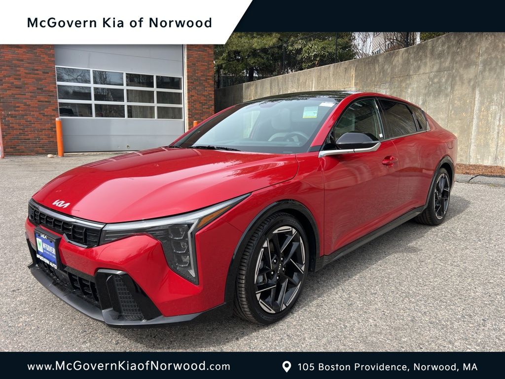 Currant Red 2025 Kia K4 GT-Line FWD Sedan Front-Wheel Drive Continuously Variable Transmission