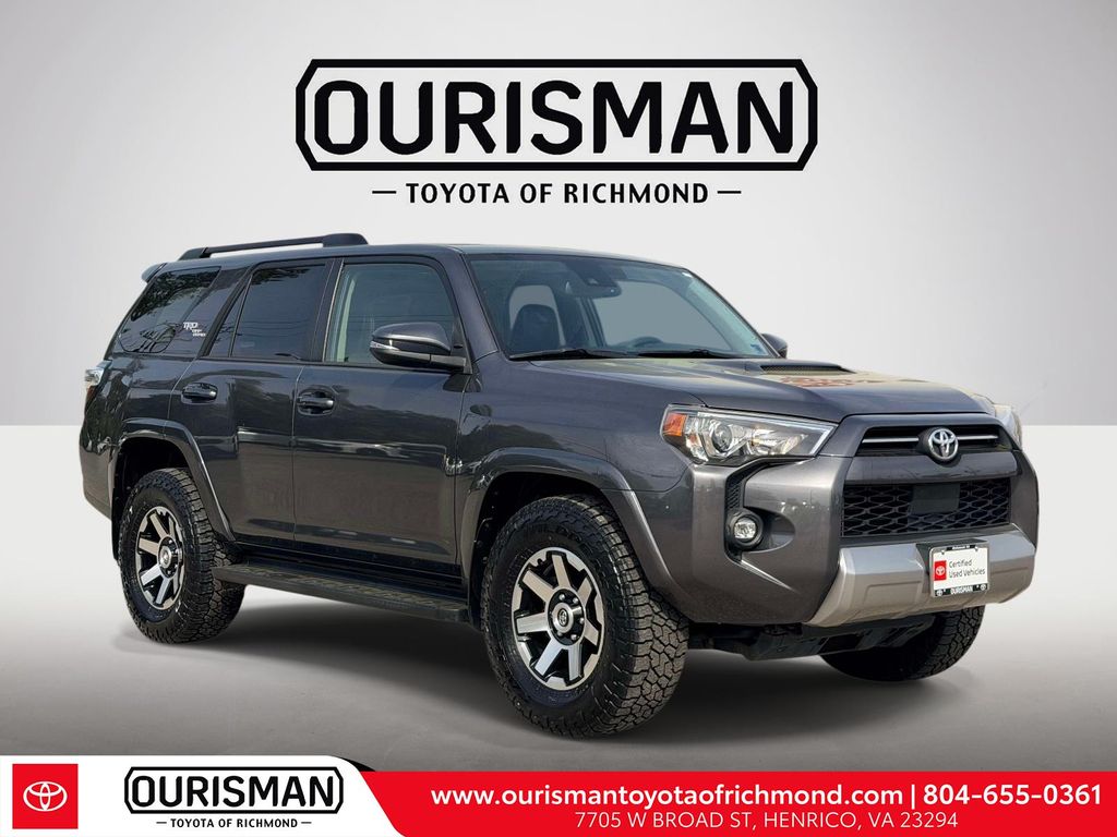Magnetic Gray Metallic 2021 Toyota 4Runner TRD Off-Road Premium 4WD SUV / Crossover Four-Wheel Drive 5-Speed Automatic Overdrive