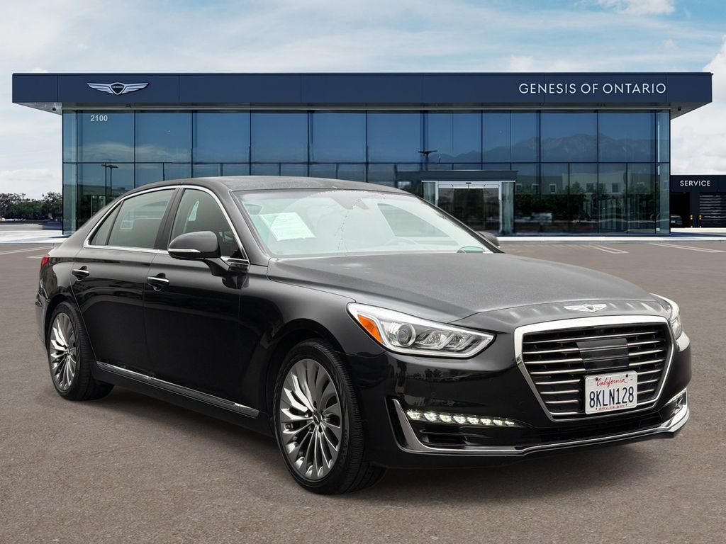 Victoria Black 2019 Genesis G90 Sedan Rear-Wheel Drive 8-Speed Automatic