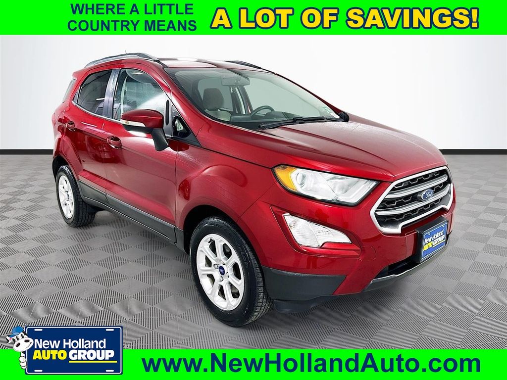 Ruby Red Metallic 2018 Ford EcoSport SE SUV / Crossover Front-Wheel Drive 6-Speed Automatic