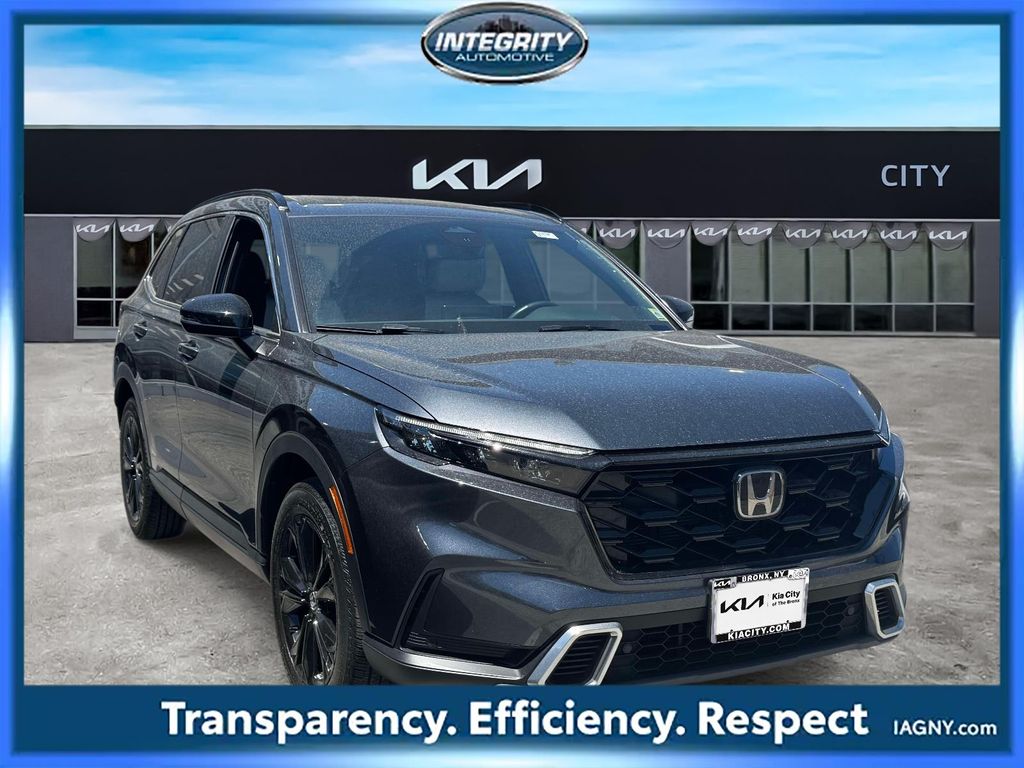 Gray 2023 Honda CR-V Hybrid Sport Touring AWD SUV / Crossover All-Wheel Drive Continuously Variable Transmission