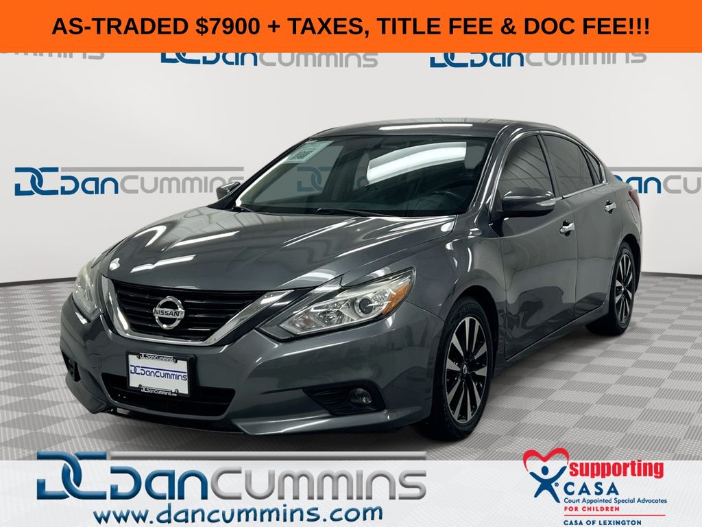 Gray (Gun Metallic) 2018 Nissan Altima Sedan Front-Wheel Drive Continuously Variable Transmission