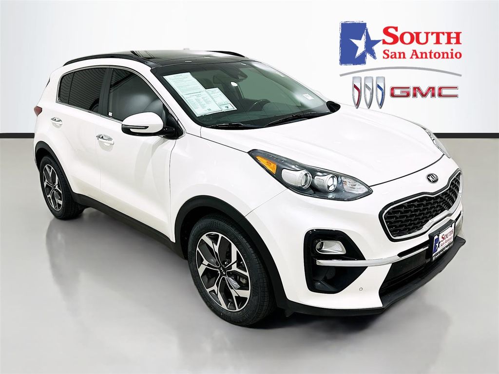 Snow White Pearl 2021 Kia Sportage EX FWD SUV / Crossover Front-Wheel Drive 6-Speed Automatic Overdrive
