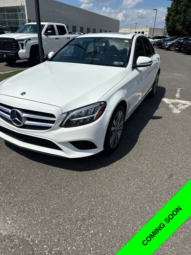 White 2020 Mercedes-Benz C-Class Sedan All-Wheel Drive 9-Speed Automatic