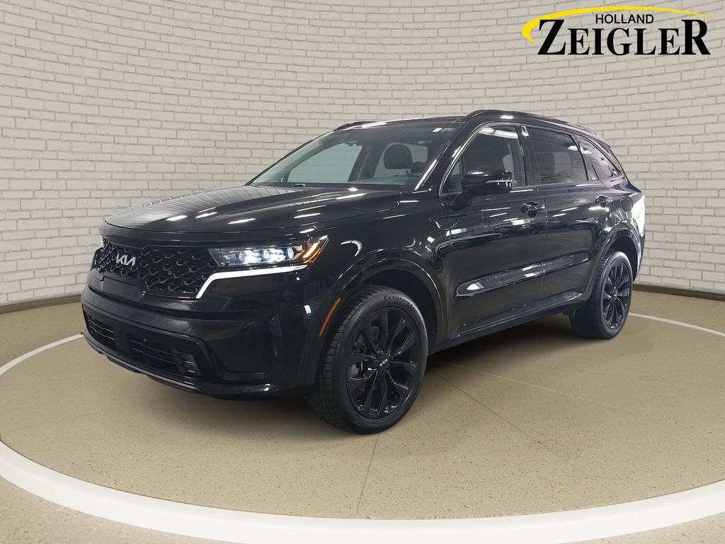 Ebony Black 2022 Kia Sorento SX AWD SUV / Crossover All-Wheel Drive 8-Speed Dual Clutch