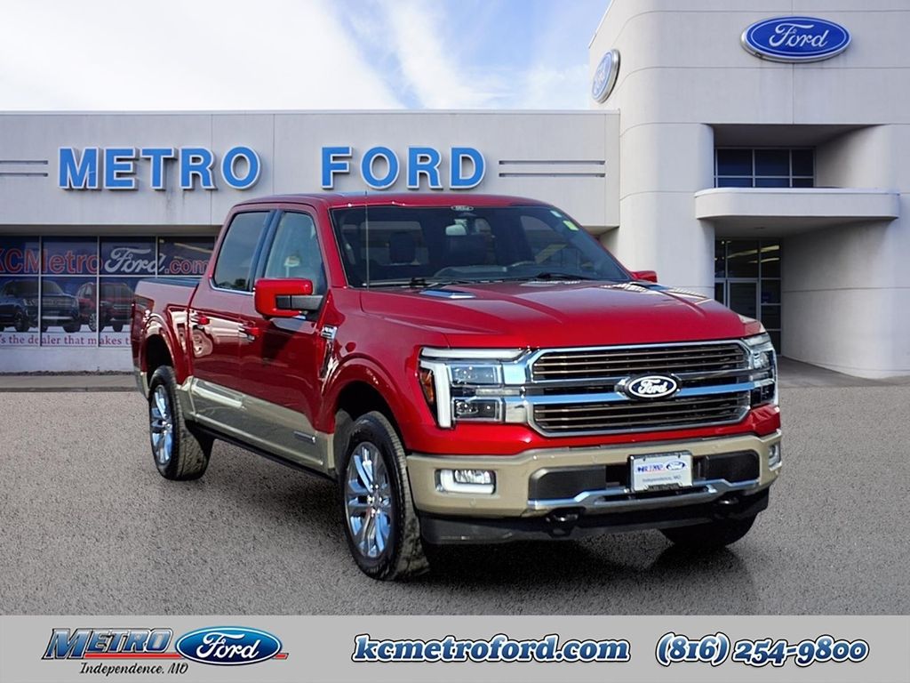 Rapid Red Metallic Tinted Clearcoat 2025 Ford F-150 Pickup Truck Four-Wheel Drive Automatic