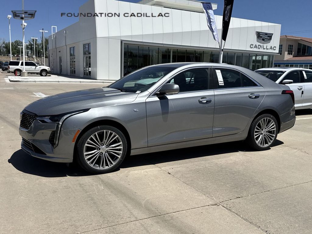 Argent Silver Metallic 2026 Cadillac CT4 Premium Luxury AWD Sedan All-Wheel Drive 8-Speed Automatic
