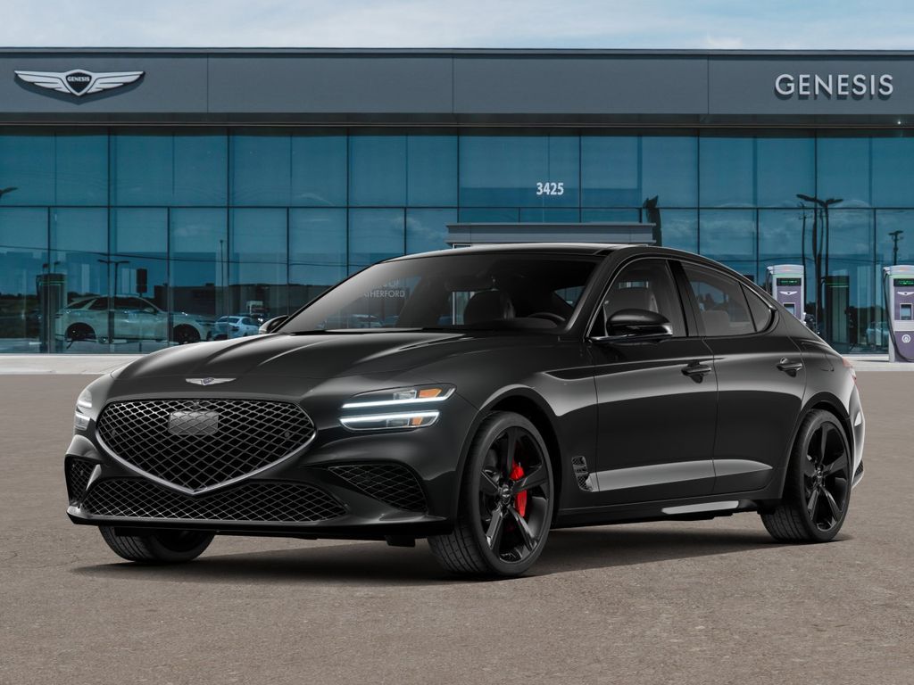 Vik Black 2026 Genesis G70 3.3T Sport Prestige AWD Sedan All-Wheel Drive 8-Speed Automatic