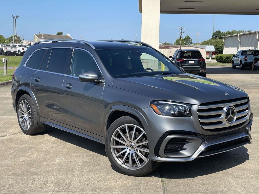 Gray (Selenite Grey Metallic) 2025 Mercedes-Benz GLS SUV / Crossover All-Wheel Drive 9-Speed Automatic