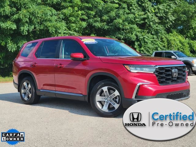 Radiant Red Metallic II 2025 Honda Pilot SUV / Crossover All-Wheel Drive Automatic