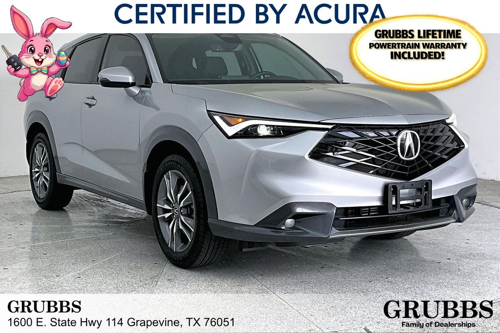 Solar Silver Metallic 2025 Acura ADX FWD SUV / Crossover Front-Wheel Drive Continuously Variable Transmission