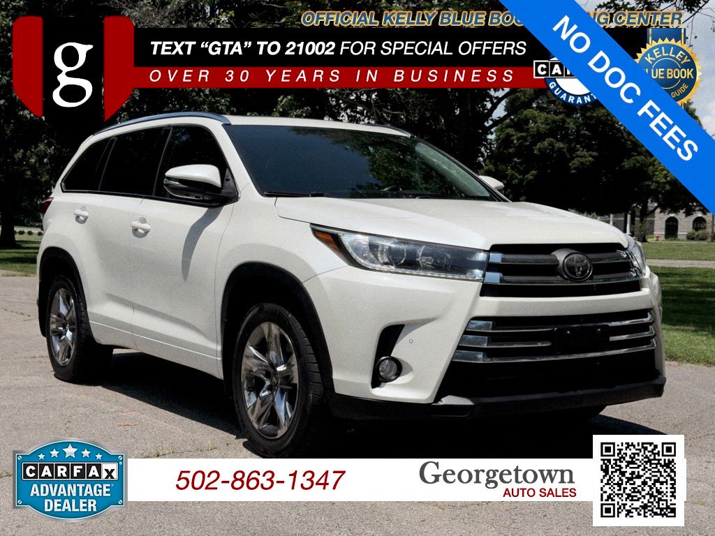 2018 Toyota Highlander Limited Platinum