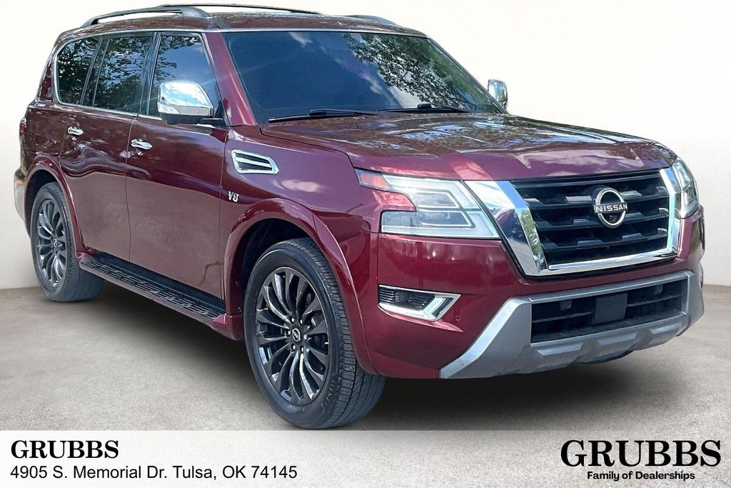 Red Pearl 2022 Nissan Armada SUV / Crossover 4X2 7-Speed Automatic