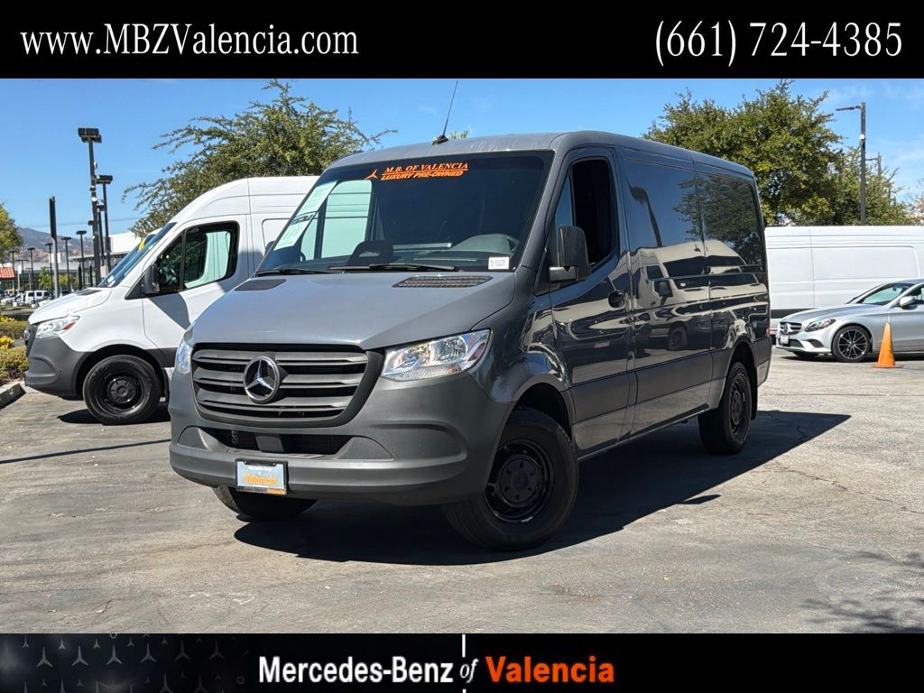 Graphite Gray 2025 Mercedes-Benz Sprinter Cargo Van Rear-Wheel Drive 9-Speed Automatic