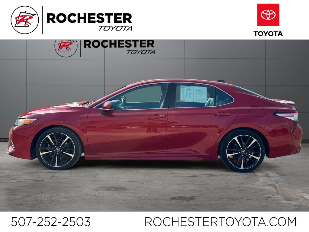 Supersonic Red 2020 Toyota Camry Sedan Front-Wheel Drive 8-Speed Automatic