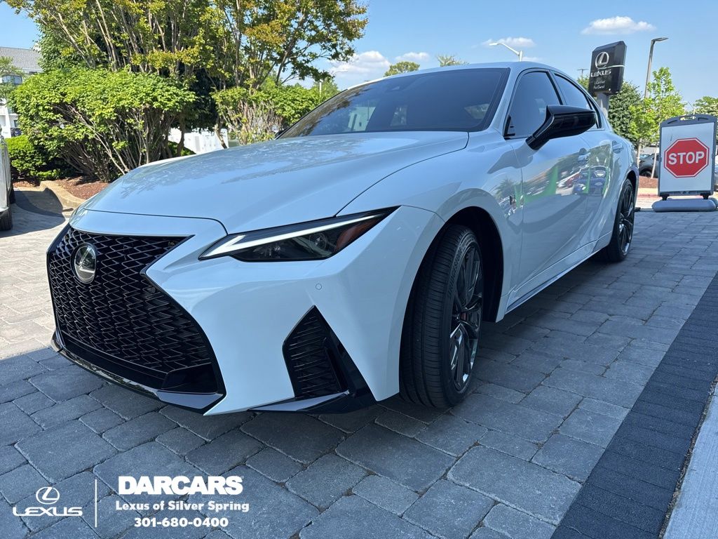 Ultra White 2025 Lexus IS 350 F Sport 2 AWD Sedan 6-Speed Automatic