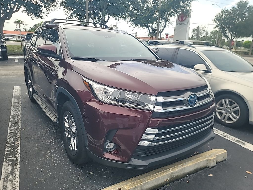 Ooh La La Rouge Mica 2019 Toyota Highlander Hybrid SUV / Crossover All-Wheel Drive Continuously Variable Transmission