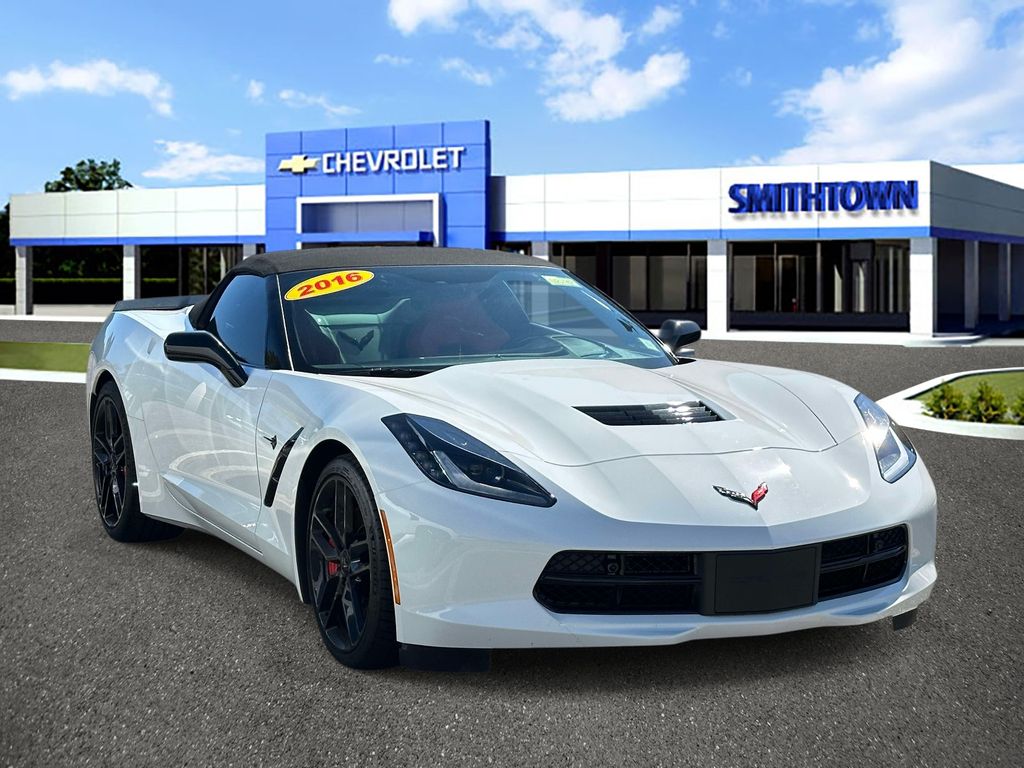 Arctic White 2016 Chevrolet Corvette Convertible Rear-Wheel Drive 8-Speed Automatic