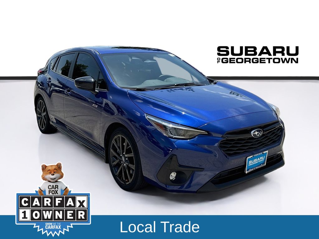 Sapphire Blue Pearl 2024 Subaru Impreza Wagon All-Wheel Drive Continuously Variable Transmission