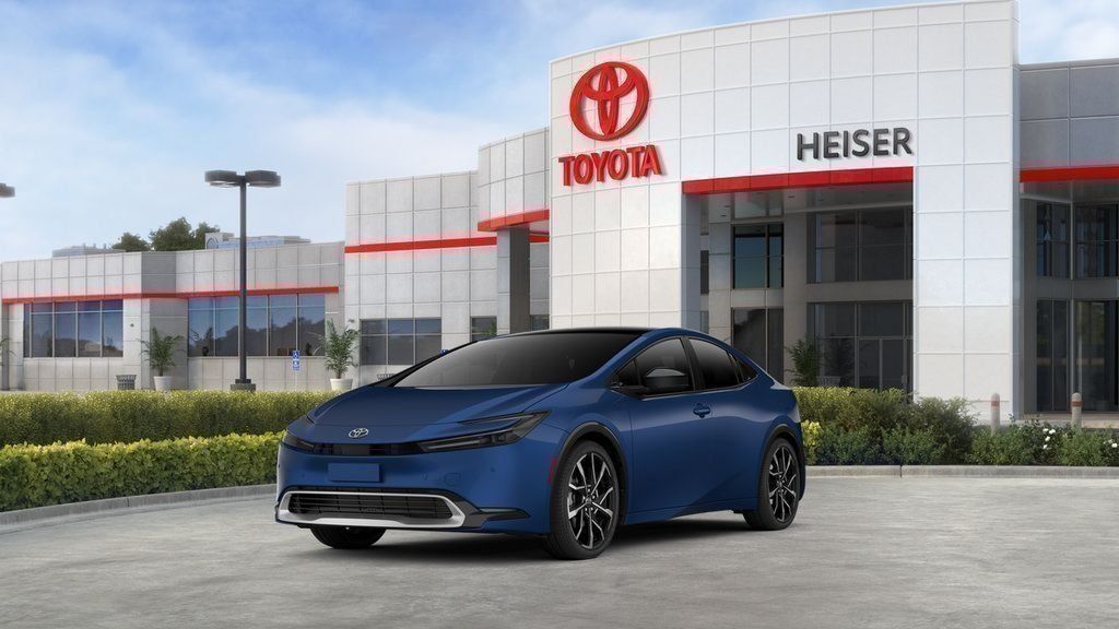 Blue 2026 Toyota Prius Plug-In Hybrid Hatchback Front-Wheel Drive Continuously Variable Transmission