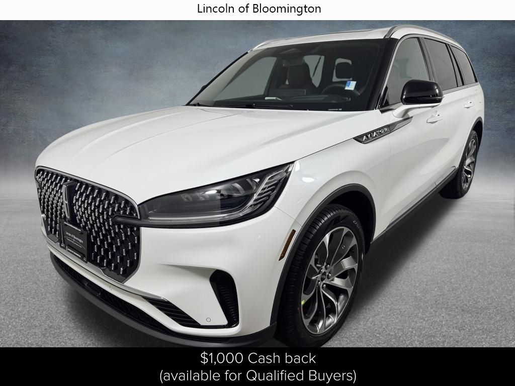 Pristine White Metallic Tri-Coat 2026 Lincoln Aviator Reserve AWD SUV / Crossover All-Wheel Drive Automatic